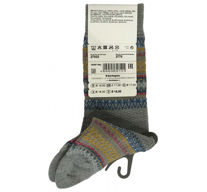 Носки Burlington Ancient Fair Isle Women Socks 27032