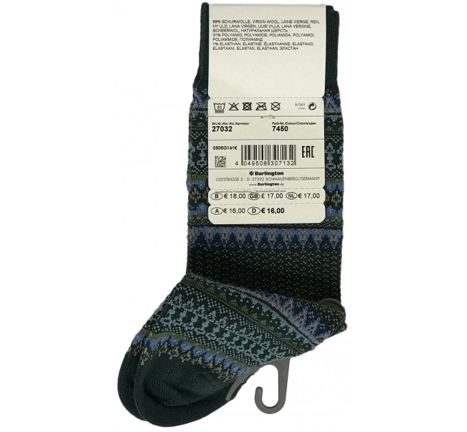 Носки Burlington Ancient Fair Isle Women Socks 27032