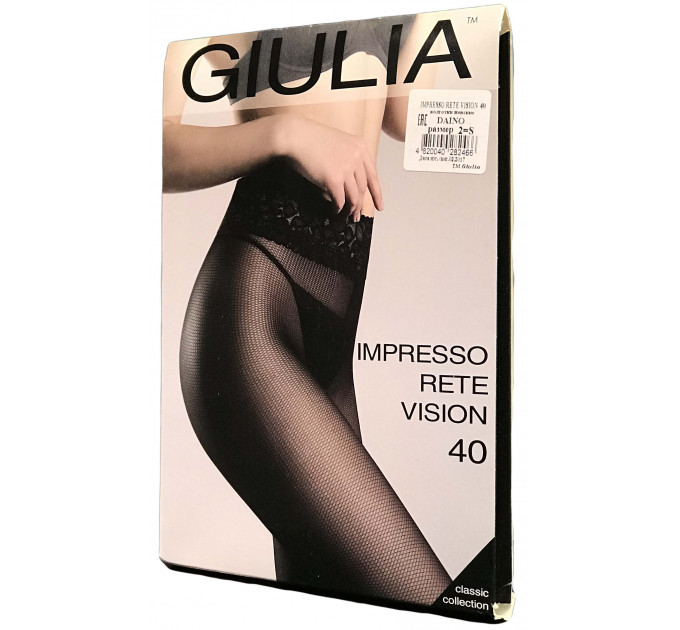 Колготки GIULIA IMPRESSO RETE VISION 40