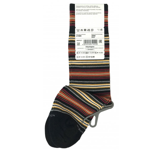 Носки Burlington Multi Stripe Men Socks 21989